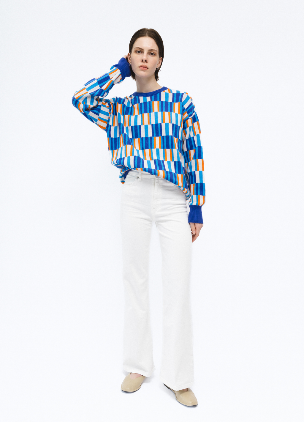 PIECES Oversize Pamuk Triko Kazak