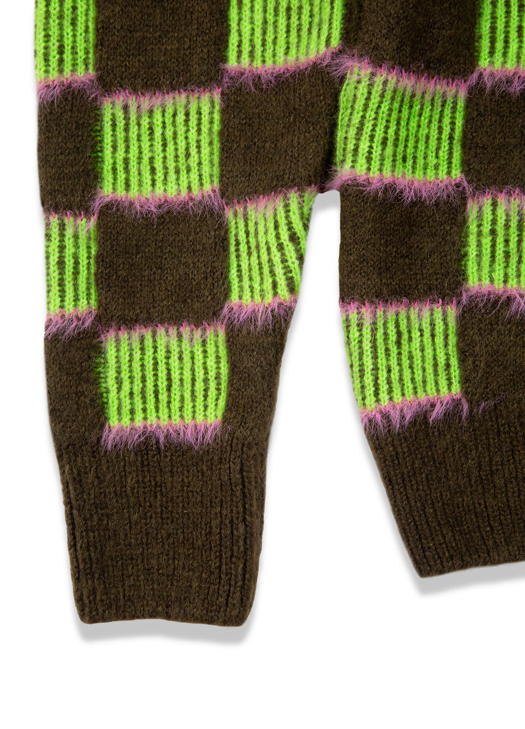 SQUARES Cropped Triko Kazak