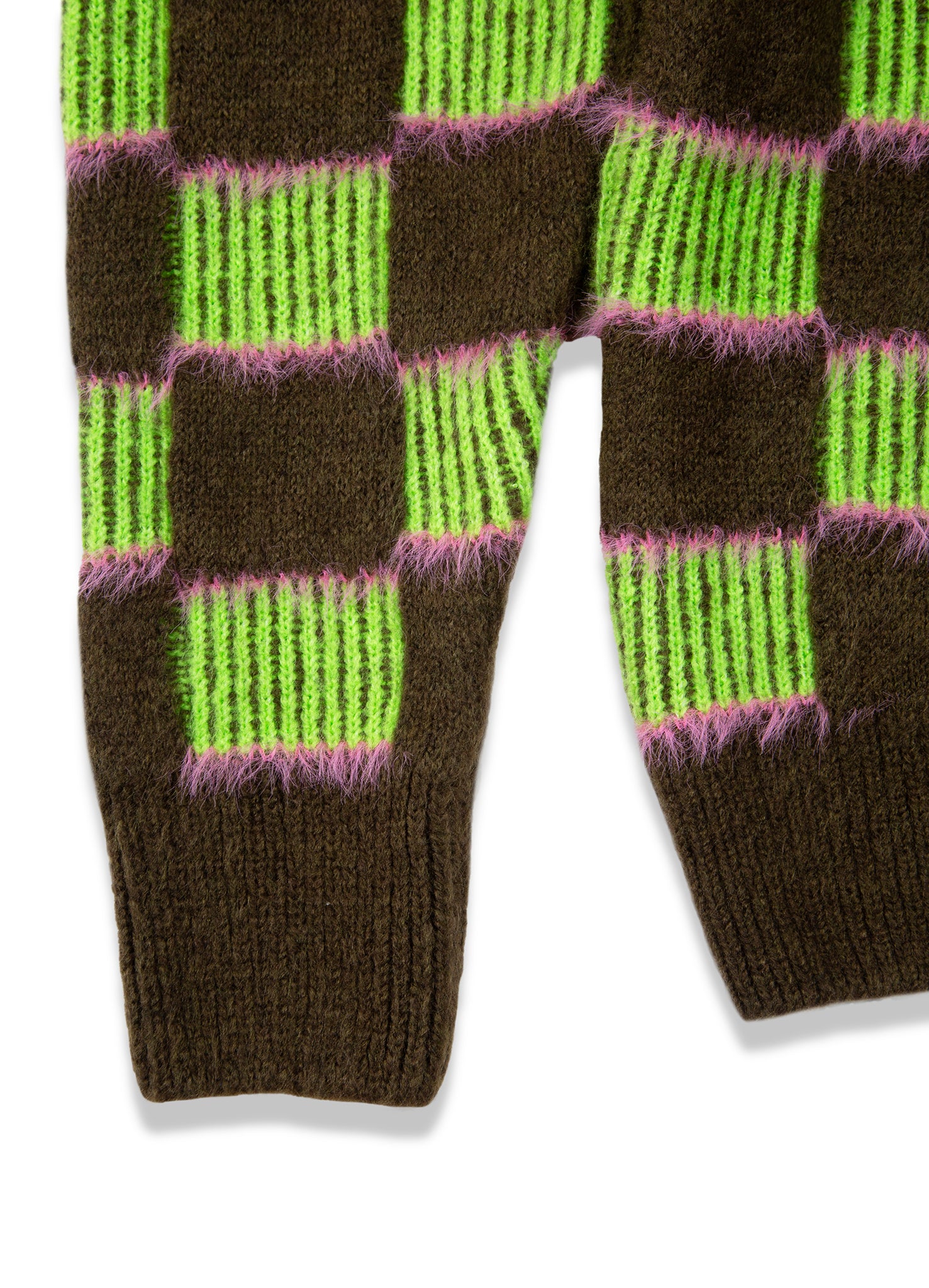 SQUARES Cropped Triko Kazak