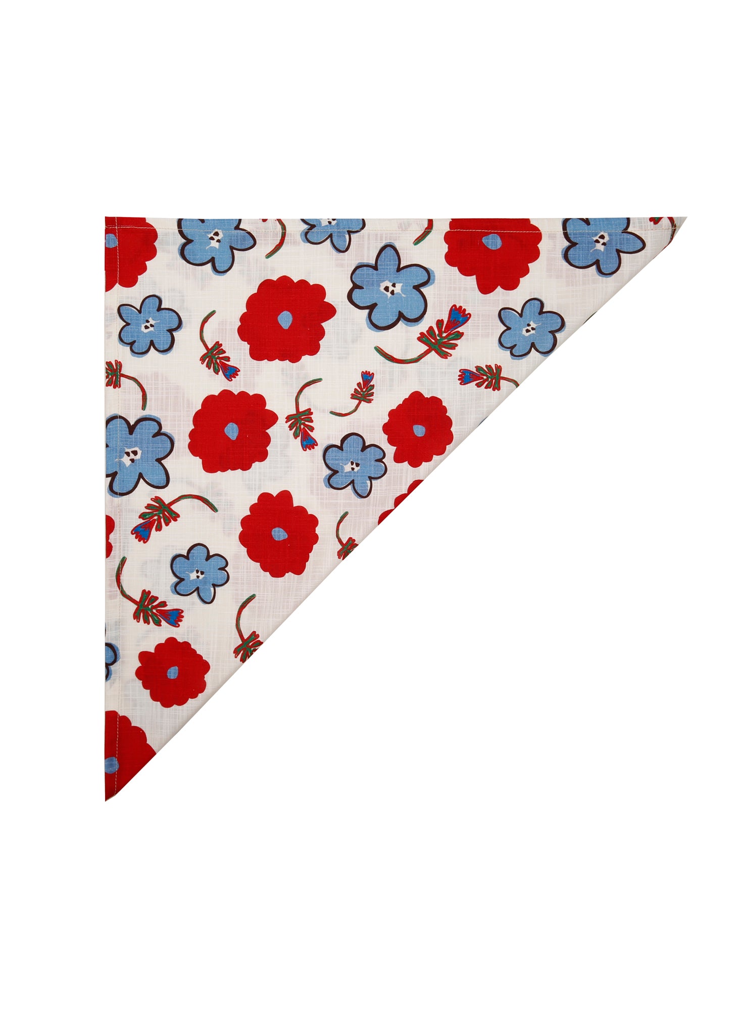 RED FLOWER Bandana