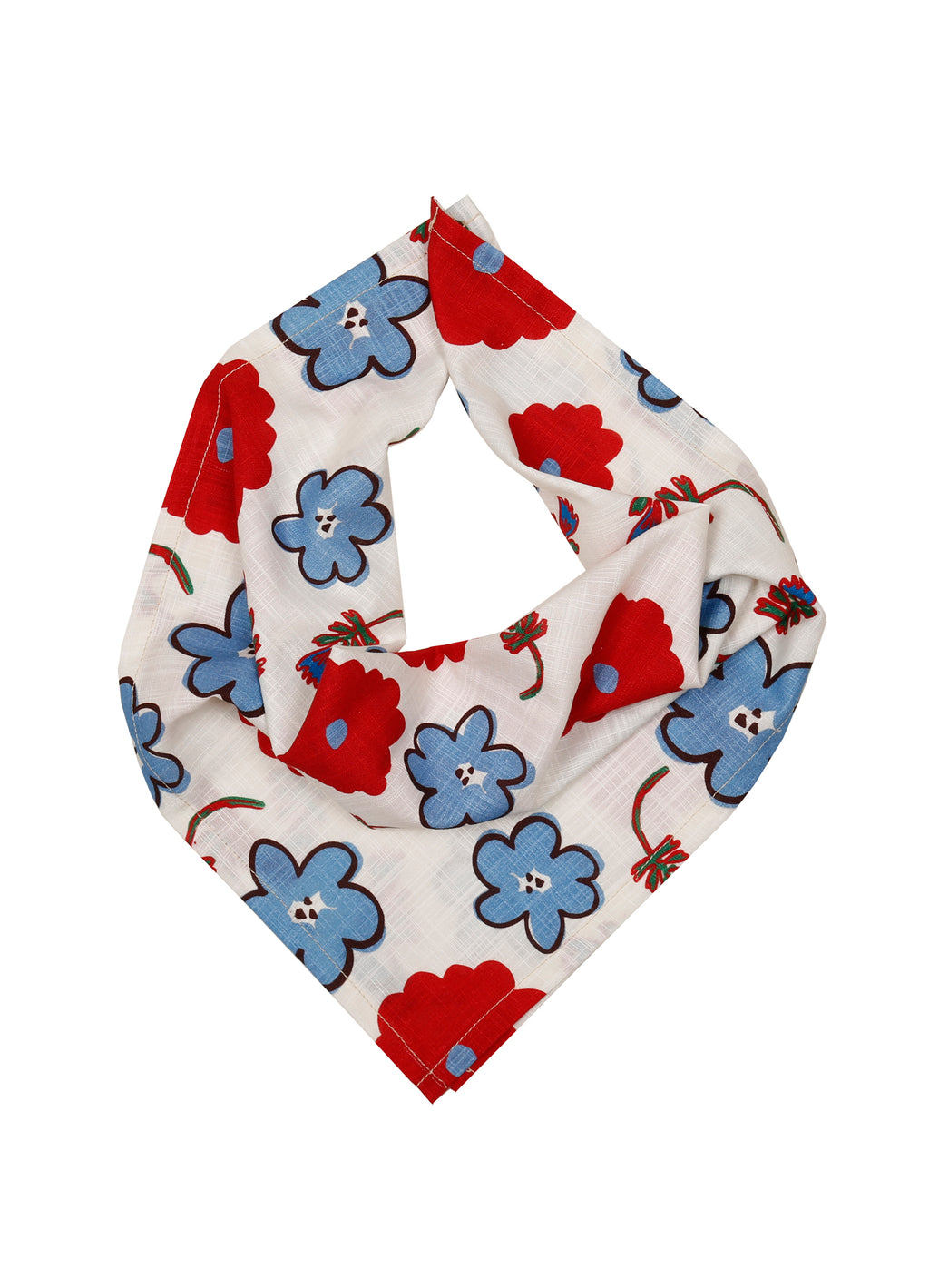 RED FLOWER Bandana