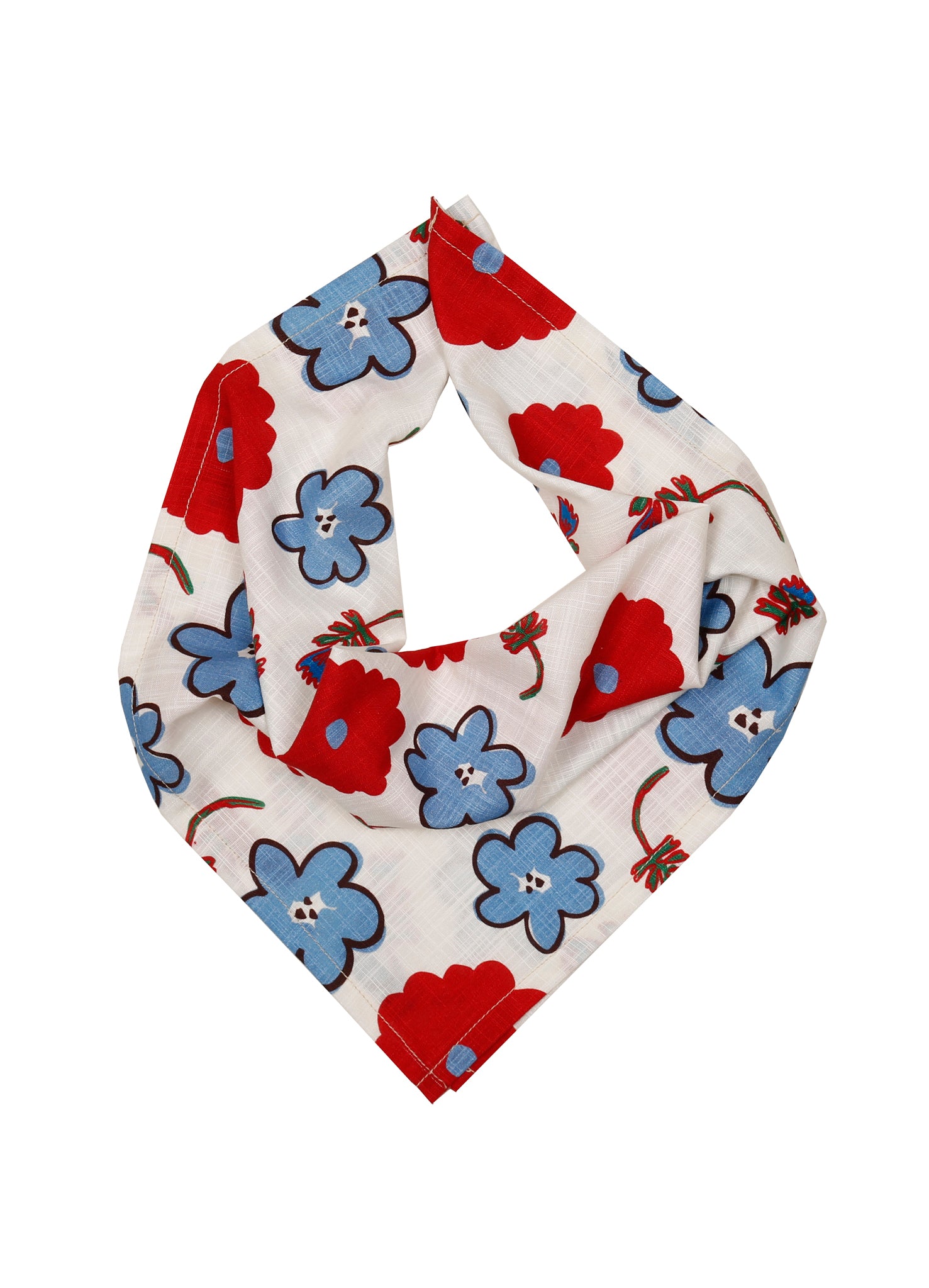 RED FLOWER Bandana