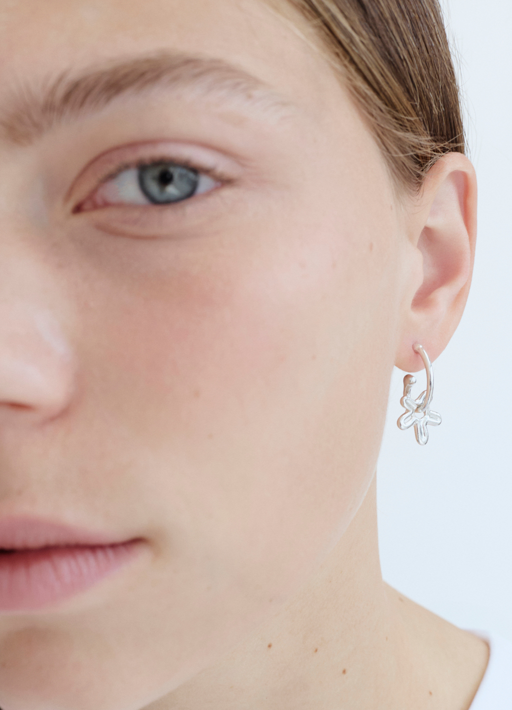 Gümüş Charm - Küçük Çiçek