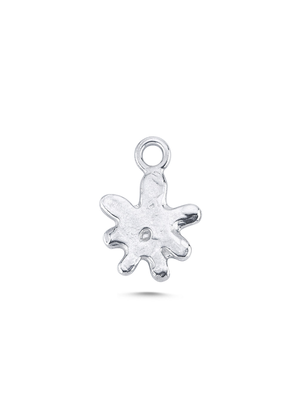 Gümüş Charm - Gülen Çiçek