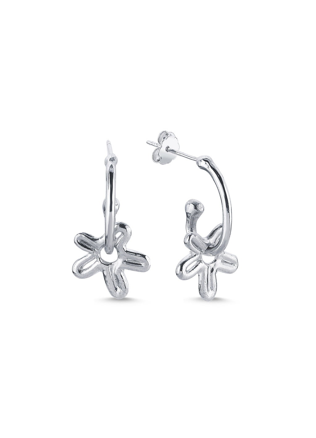 Gümüş Charm - Küçük Çiçek