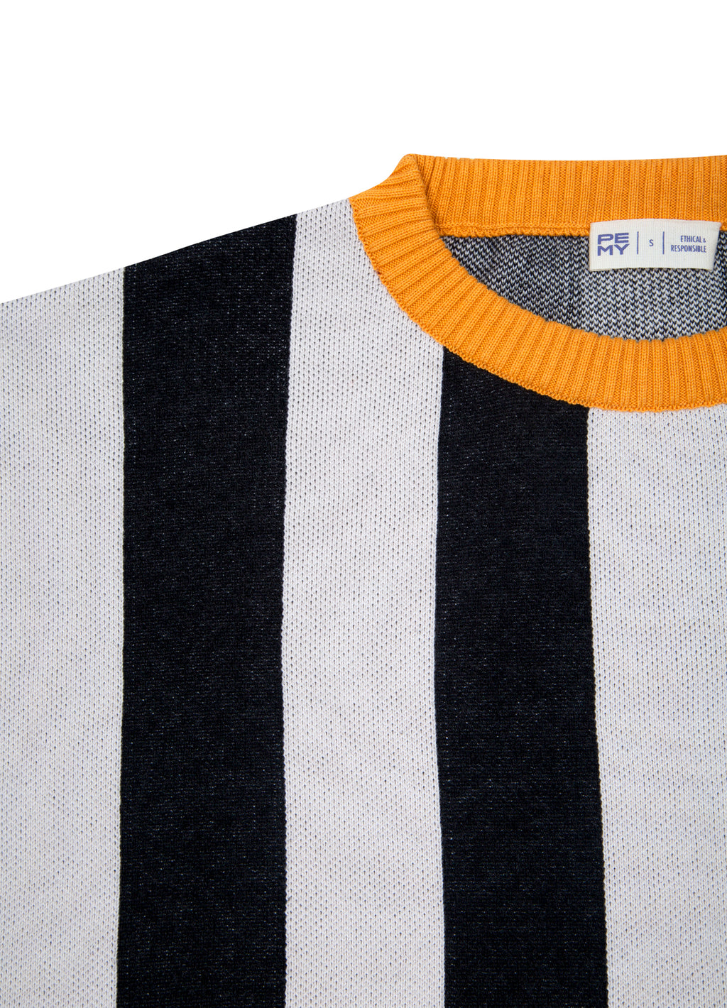 STRIPES ORANGE Pamuk Triko