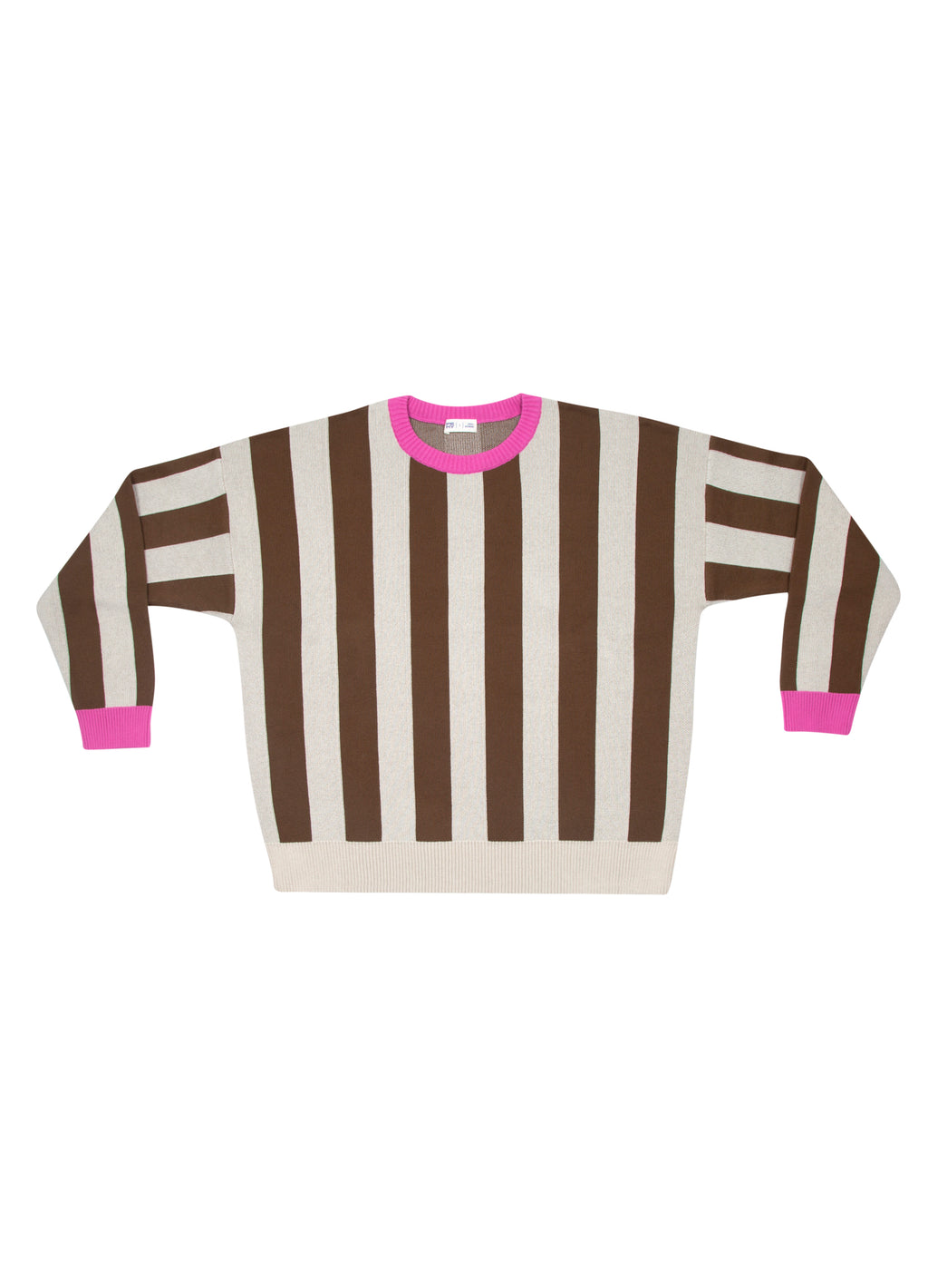 STRIPES PINK Pamuk Triko