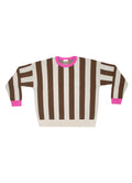 STRIPES PINK Pamuk Triko