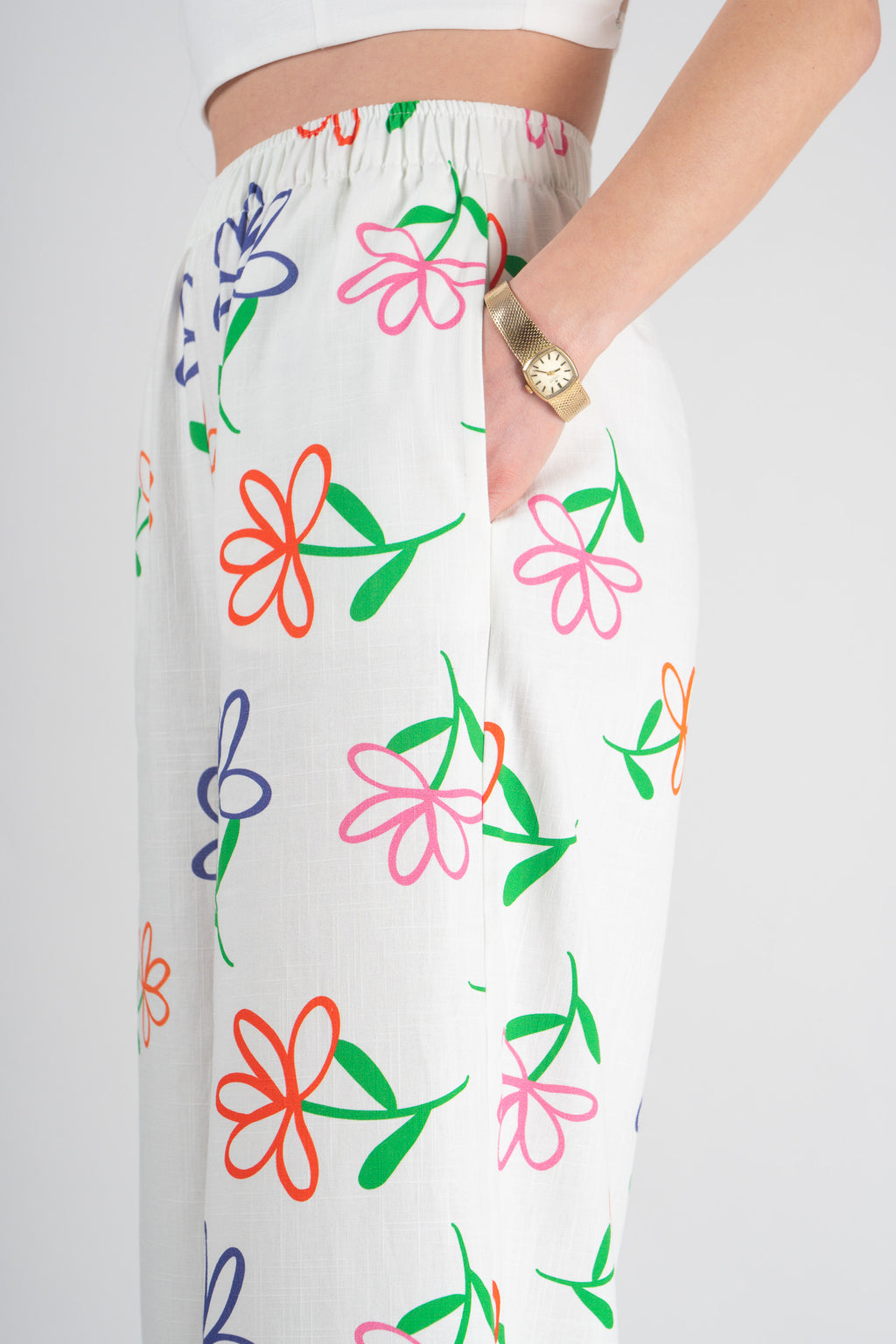 BREEZE Düz Kesim Geniş Pantolon