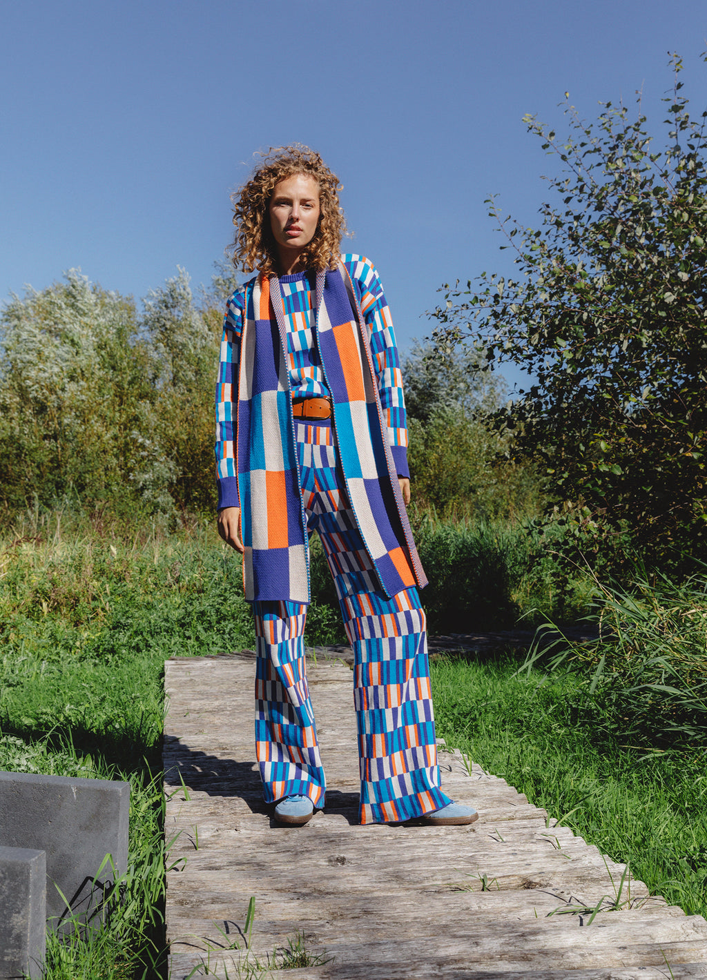 PIECES Pamuk Triko Pantolon