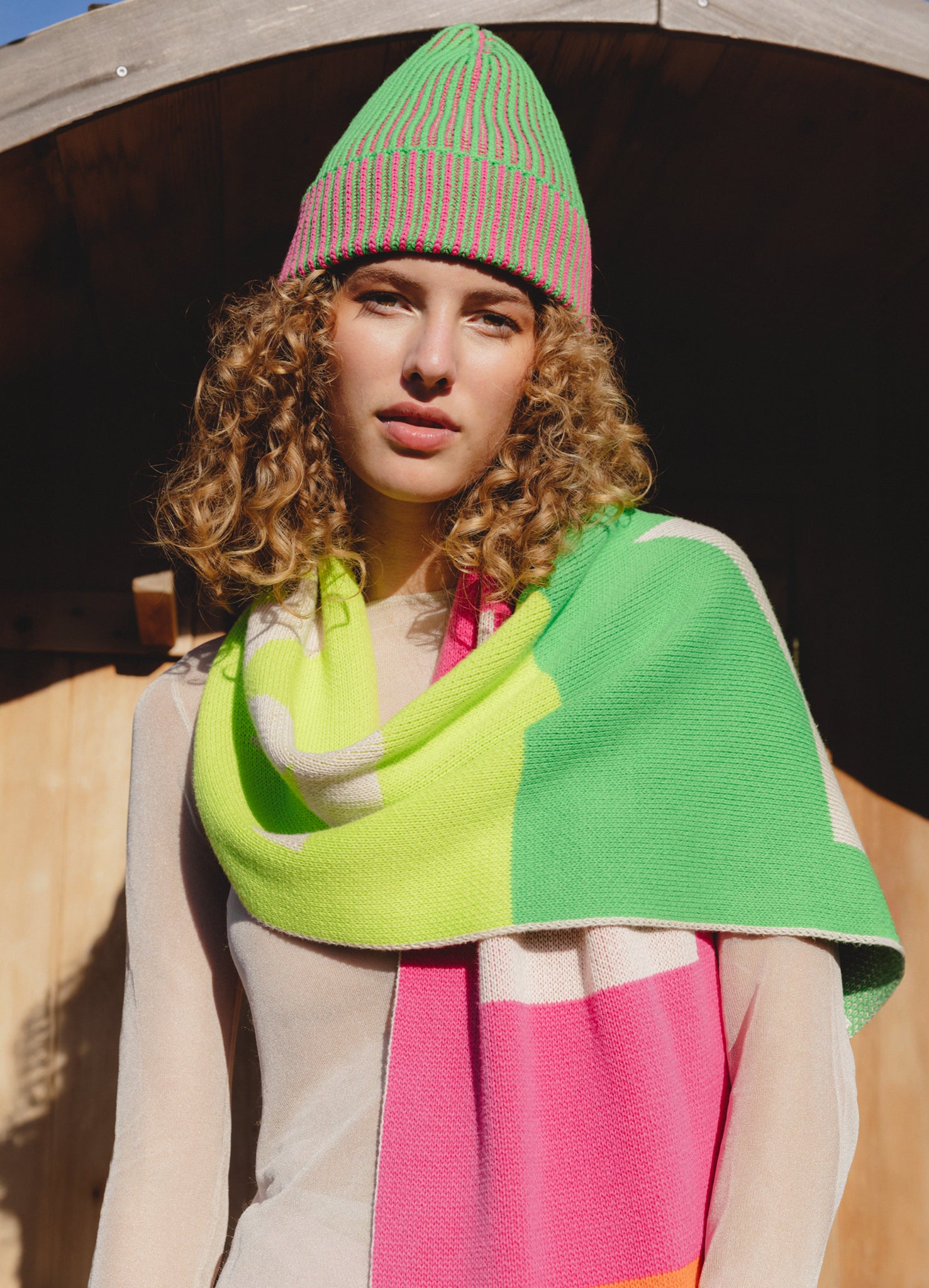 LOGO Pamuk Triko Atkı