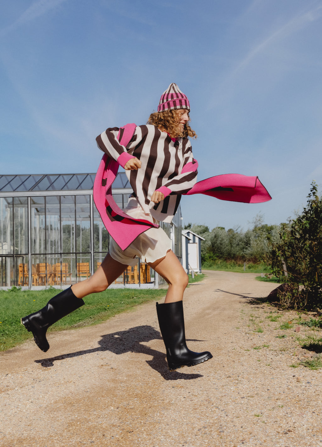 PLEASURE Pamuk Triko Atkı