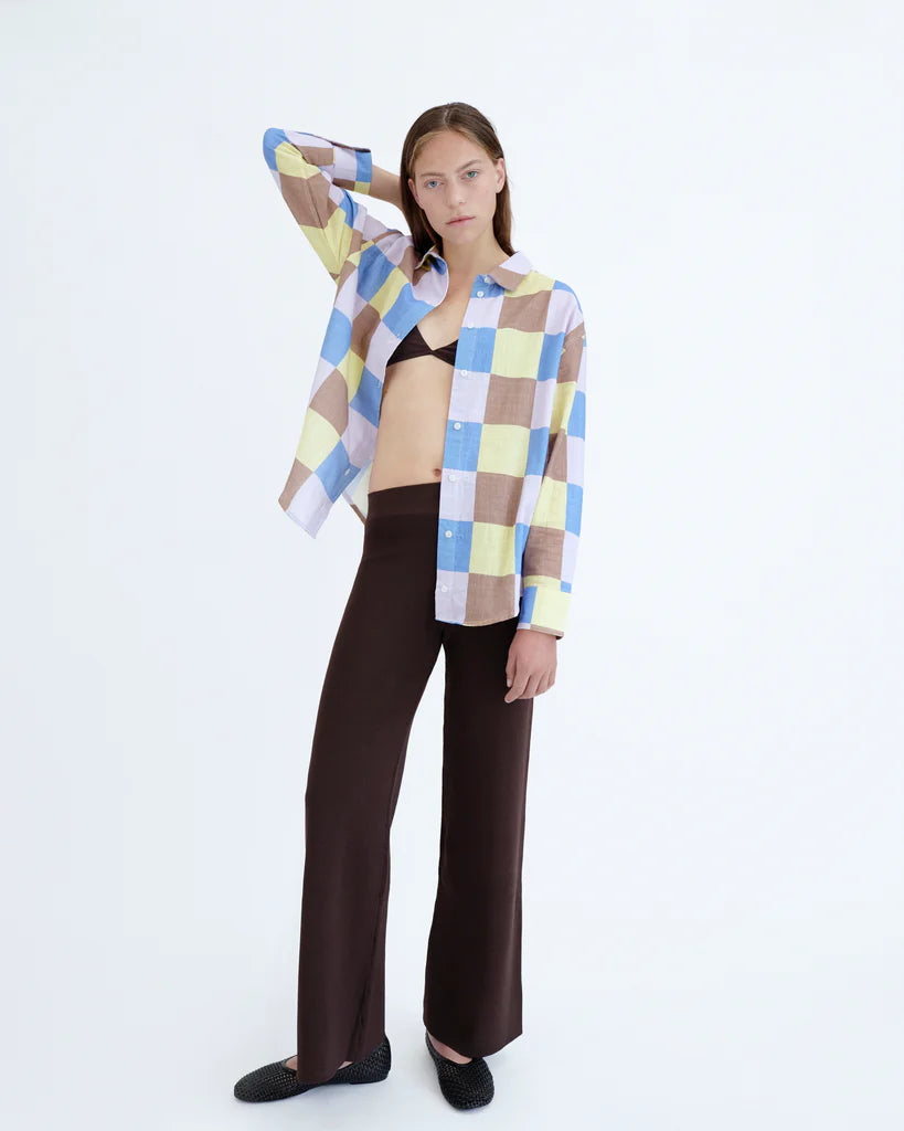 SAMPLE SALE - MOCHA Oversize Gömlek