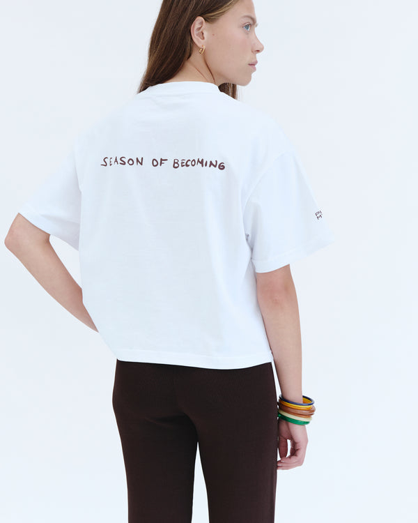 SAMPLE SALE - FLOWERS Oversize Tişört