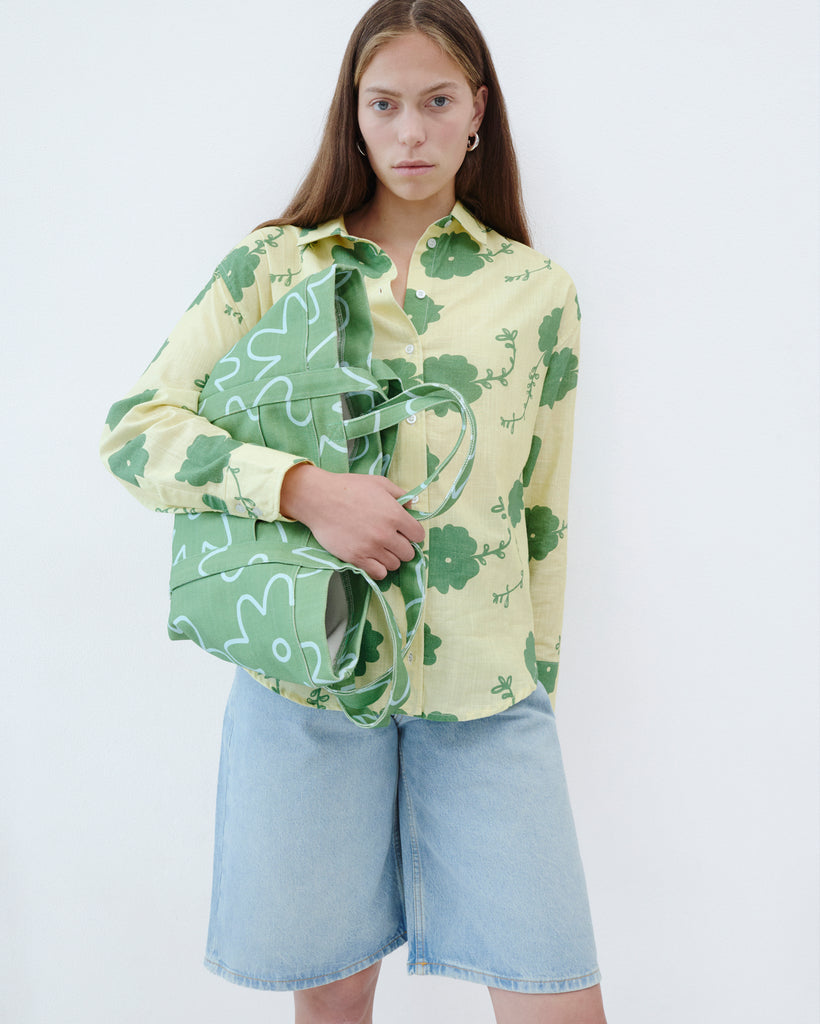 SAMPLE SALE - GREEN Kanvas Çanta