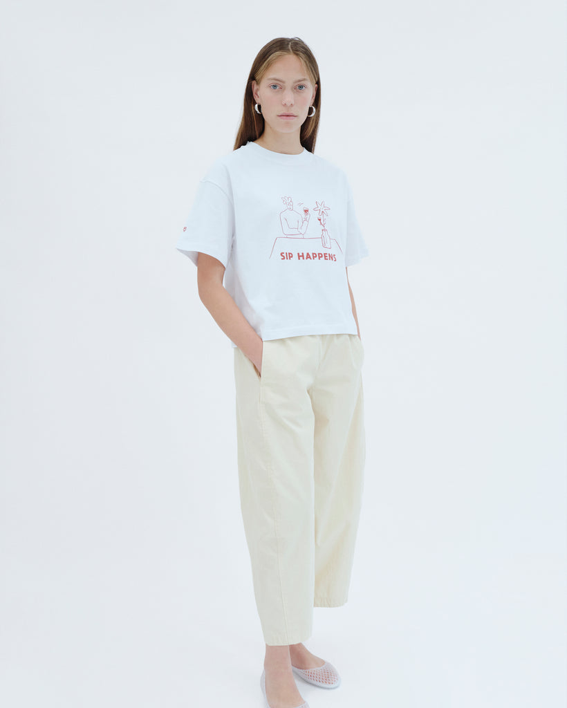 SAMPLE SALE - SIP HAPPENS Oversize Tişört
