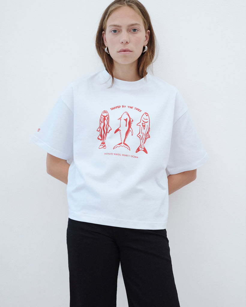 SAMPLE SALE - FISH Oversize Tişört