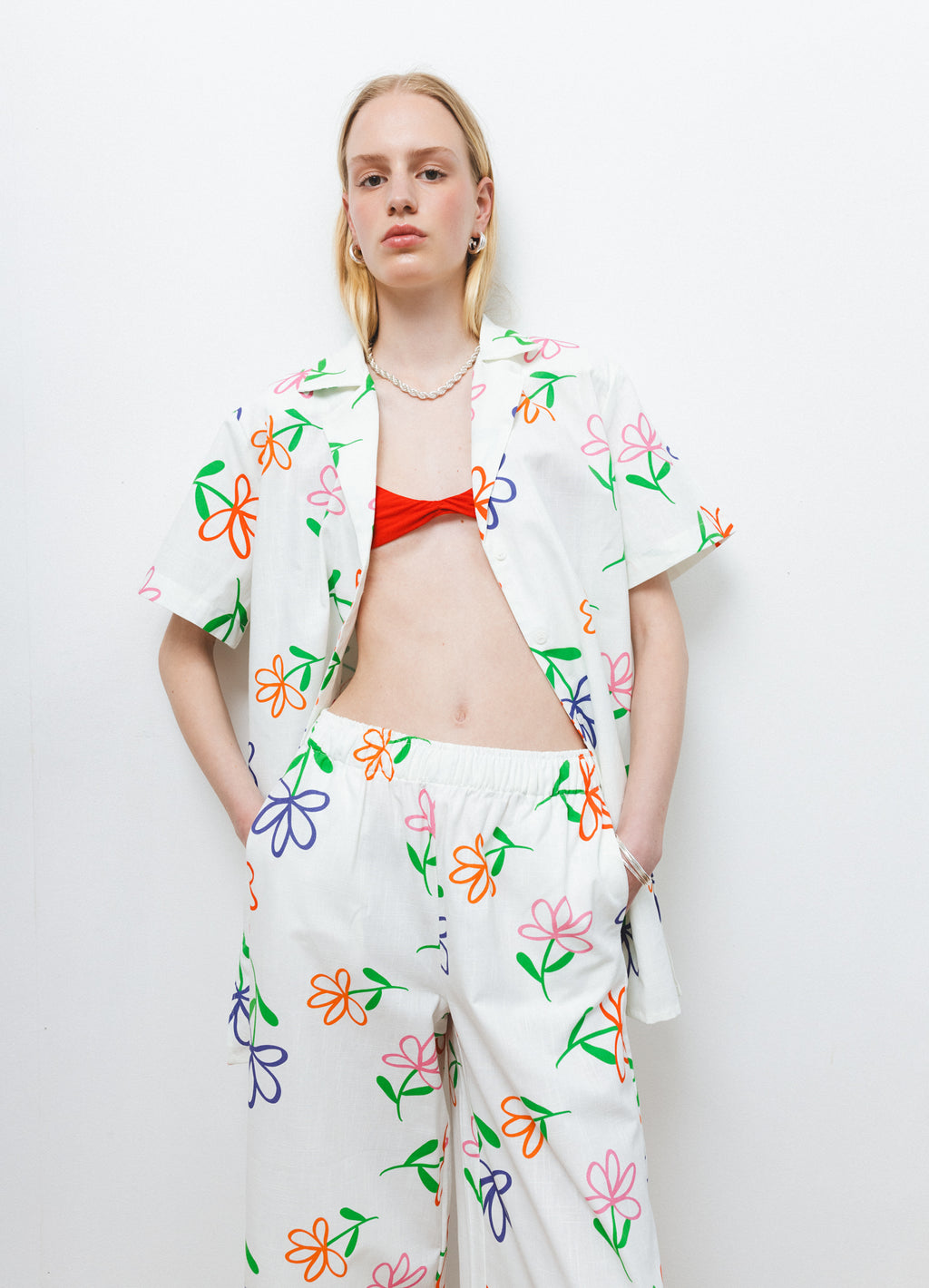 BREEZE Düz Kesim Geniş Pantolon